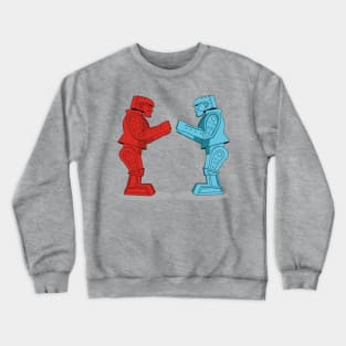 Rock em sock em robots Crewneck Sweatshirt